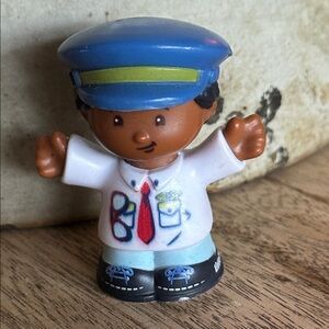 Pilot KURT Fisher Price little people Toy Figure airplane replacement figure